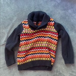Janie and Jack Multicolor Patterned Sweater